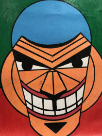 Malerei im Cafe Rost - LICHTMEILE 2024